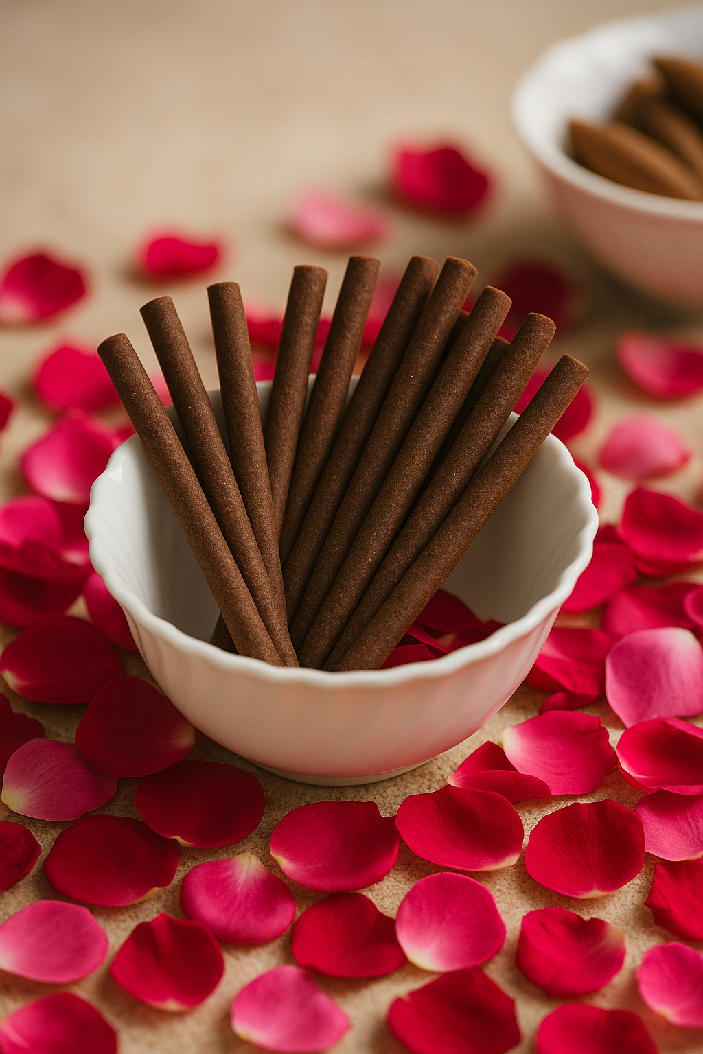 GULAB Bloom of Peace – Handcrafted Rose Incense Sticks